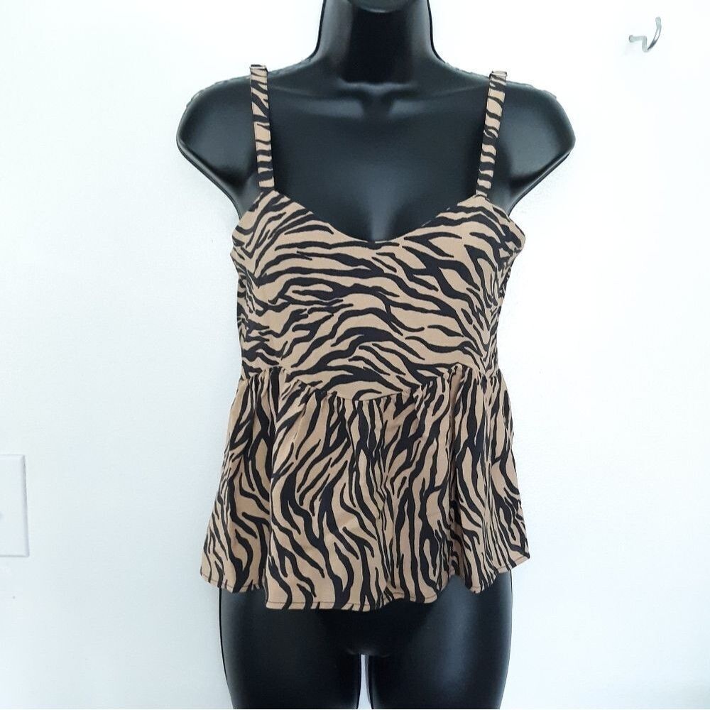Hollister animal print top